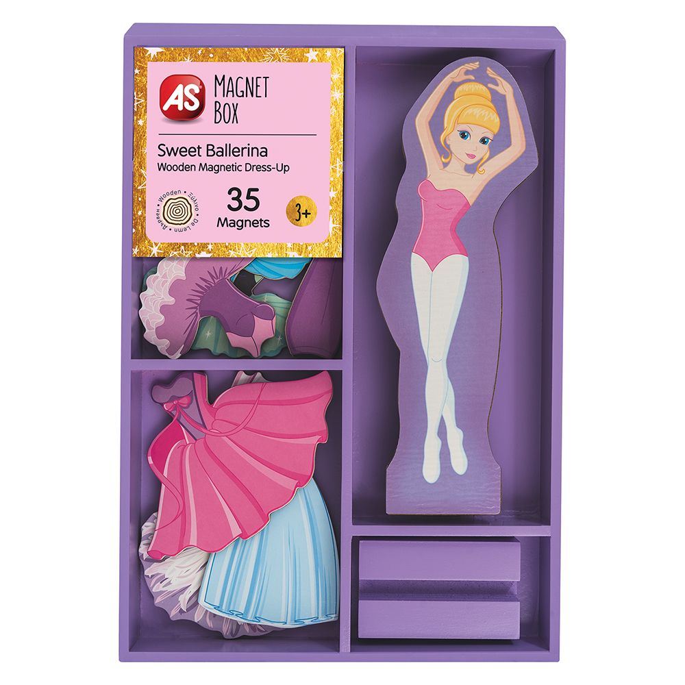 Magnet box - Sweet Ballerina Dress up 35 Magnets