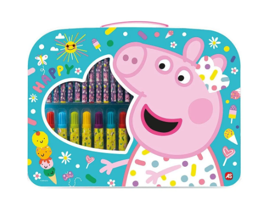 AS Company Art Case Σετ Ζωγραφικής Peppa Pig (3+ Χρονών)