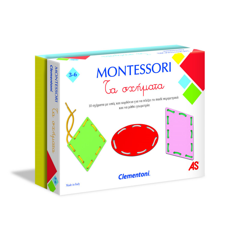 Montessori Εκπαιδευτικό Παιχνίδι Τα Σχήματα (3-6 Χρονών)
