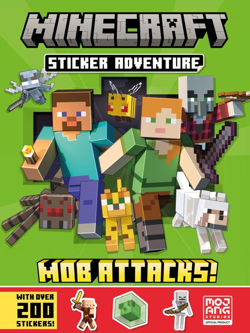Εκδόσεις HarperCollins - Minecraft Sticker Adventure:Mob Attacks! - Mojang AB