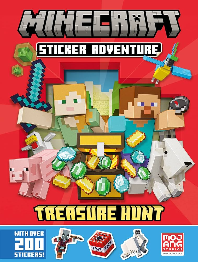 Εκδόσεις HarperCollins - Minecraft Sticker Adventure: Treasure Hunt - Mojang AB