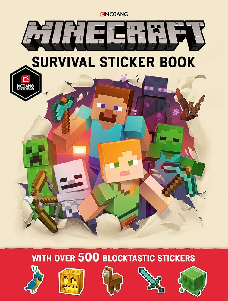 Εκδόσεις HarperCollins - Minecraft Survival Sticker Book - Mojang AB