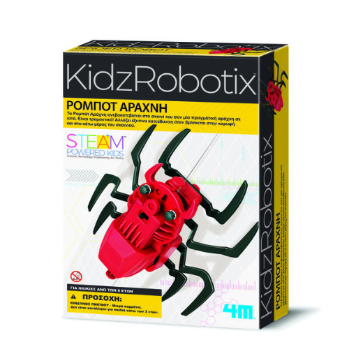 4M Toys - Κατασκευή Ρομπότ Αράχνη - Ηλικία 8+, Παίκτες 1+