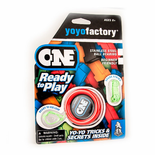 YO-YO Factory - Yo-Yo ΟΝΕ Red(Ball Bearing)(Συσκευασία Blister)