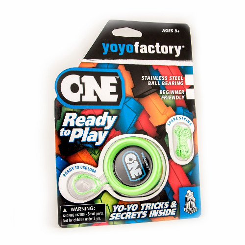 YO-YO Factory - Yo-Yo ΟΝΕ Green(Ball Bearing)(Συσκευασία Blister)