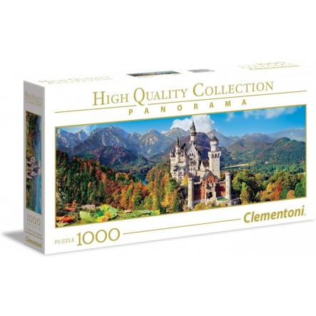 Clementoni Παζλ Panorama High Quality Collection Κάστρο Neuschwanstein (1000 τμχ)