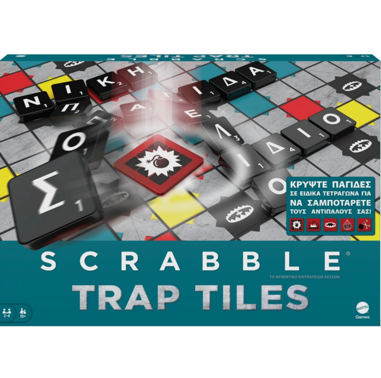 Mattel Scrabble Trap Tiles(Επιτραπέζιο Παιχνίδι)(10+ Ετών)​
