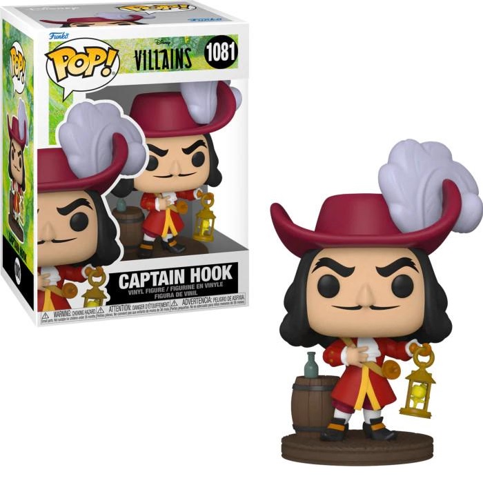 Funko Pop! Disney Villains : Peter pan - Captain Hook #1081 Vinyl Figure