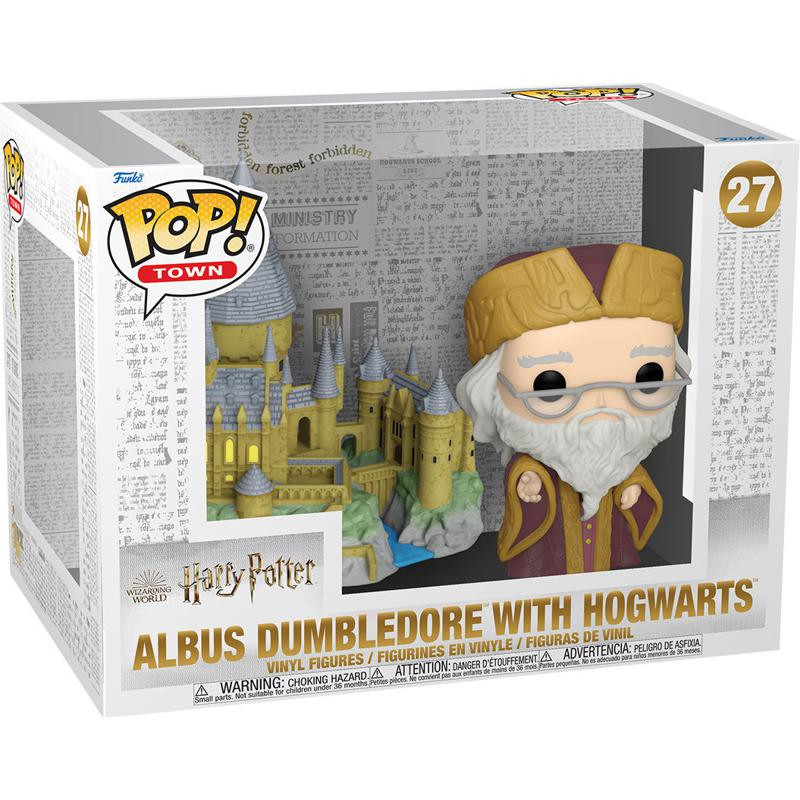 Funko Pop! Harry Potter : Town Albus Dumbledore With Hogwarts #27 -57369
