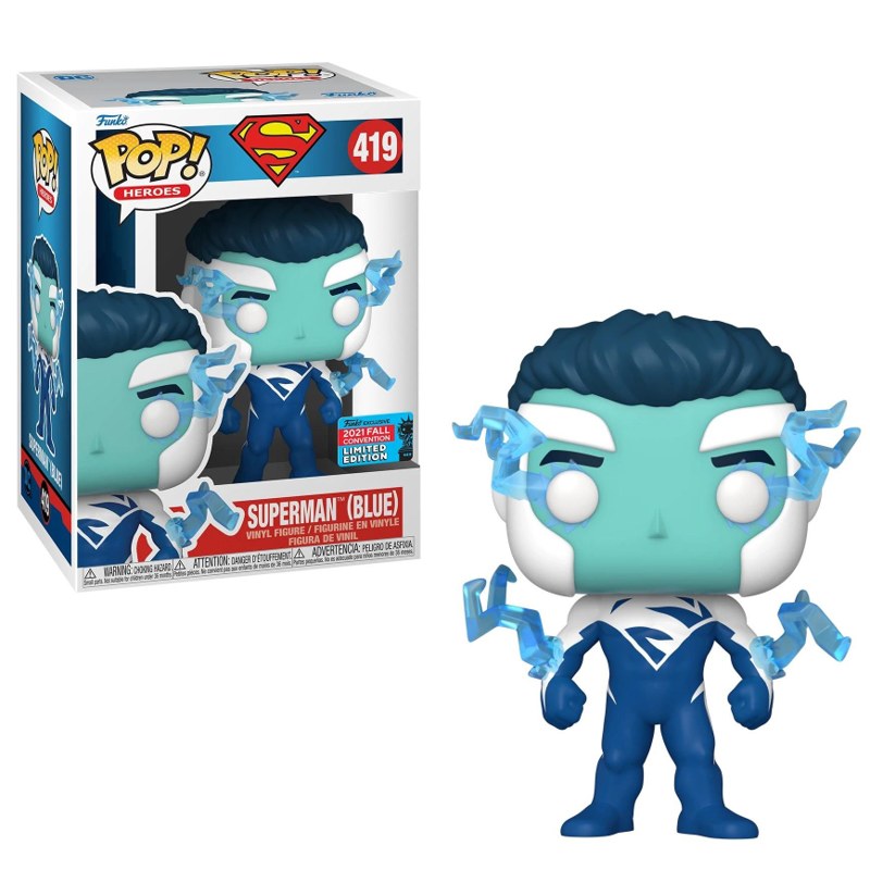 Funko Pop! Heroes : dc – Superman (Blue) #419 -58593