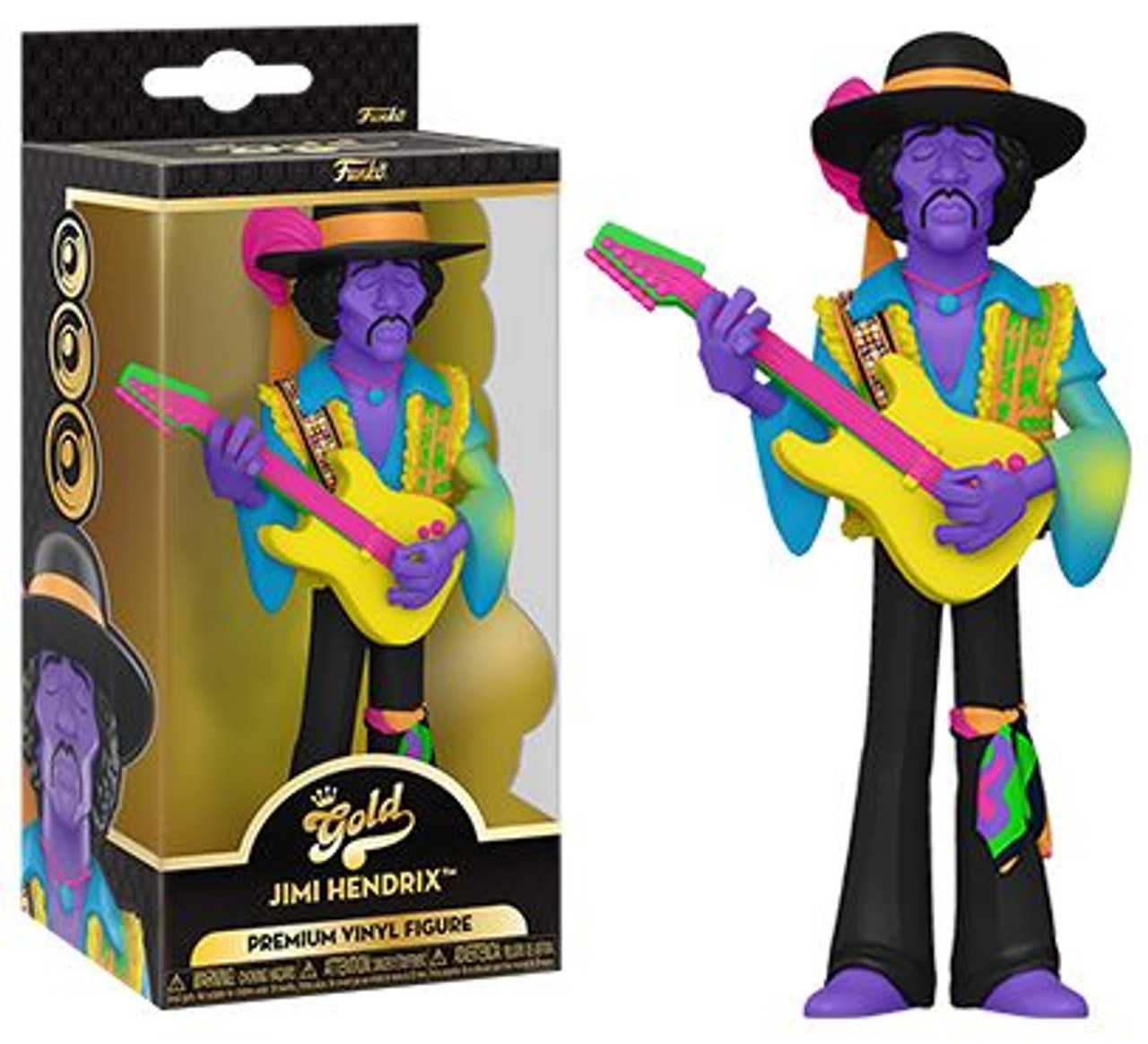 Funko Pop! Gold : Jimi Hendrix (Black Light)