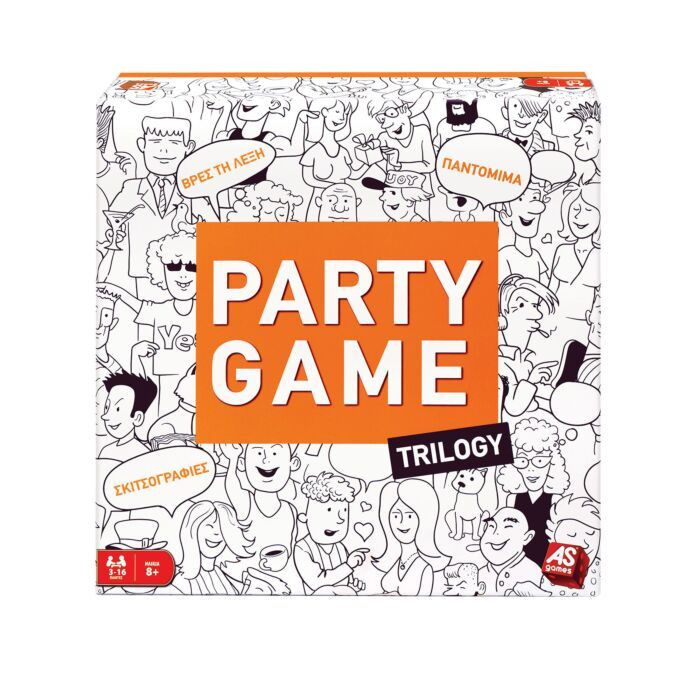 AS Games Επιτραπέζιο Παιχνίδι Party Game Trilogy (8+ ετών)