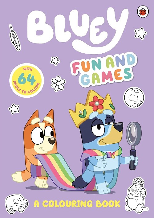 Publisher: Penguin - Bluey:Fun and Games Colouring Book - Bluey