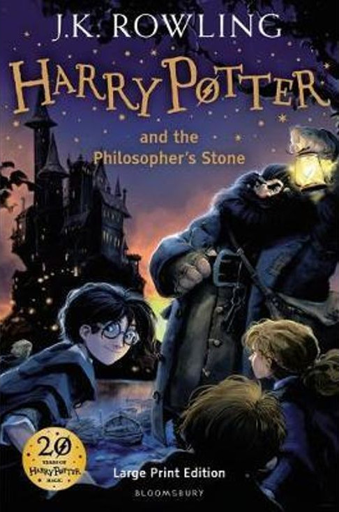 Publisher:Bloomsbury Publishing - Harry Potter and the Philosopher's Stone (Large Print Edition) - J.K. Rowling