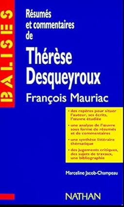 Publisher: Nathan - Balises: Mauriac: Therese Desqueyroux - Marceline Jacob-Champeau