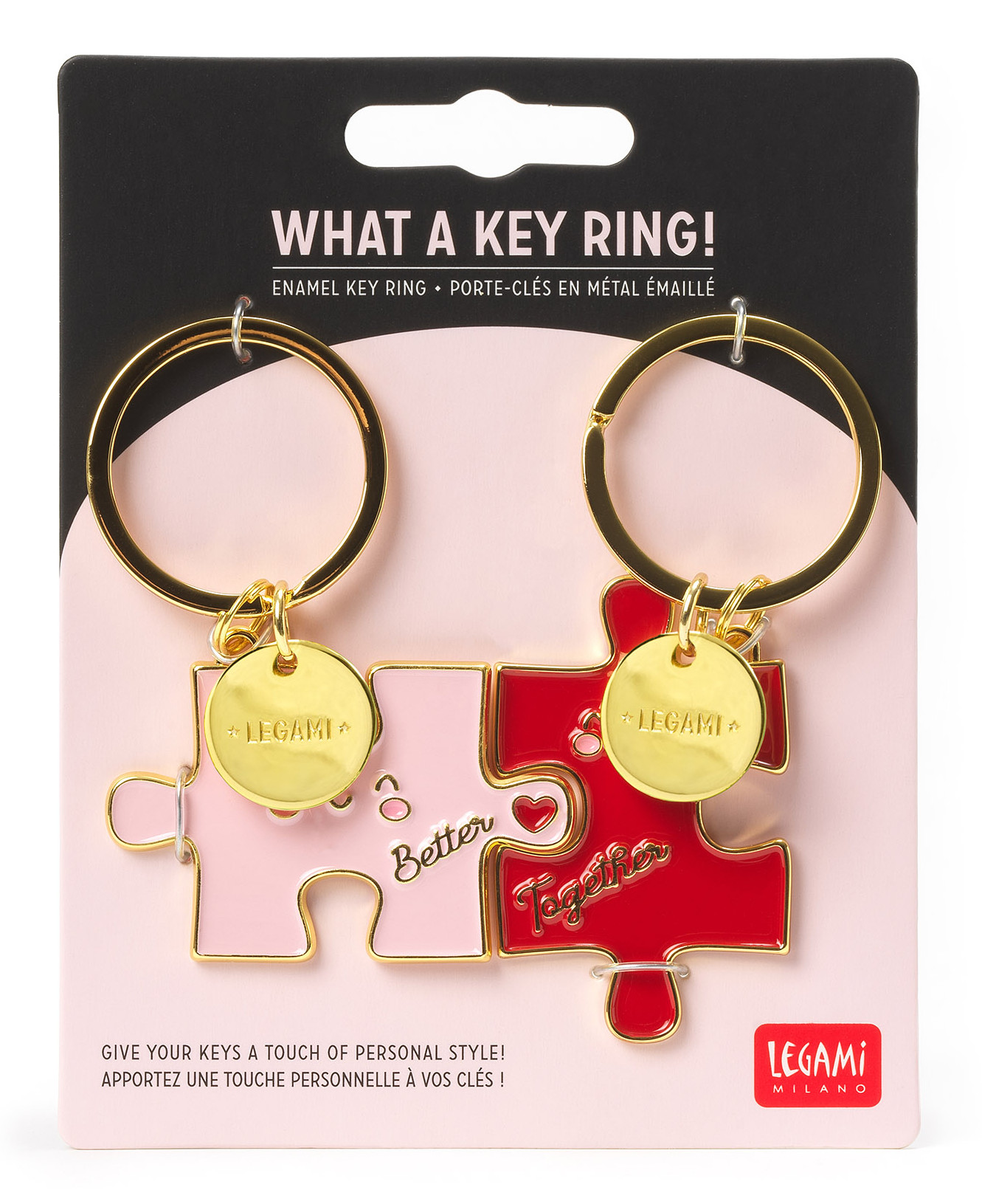Legami Milano Σετ Μπρελόκ Κλειδιών What a Key Ring (Better Together)