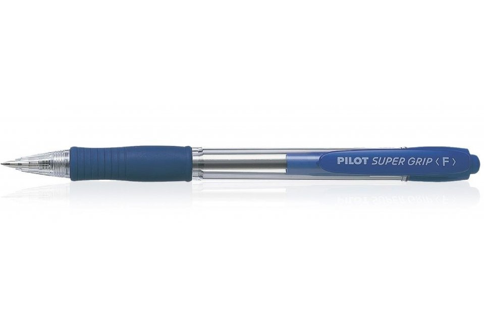 Pilot Στυλό Super Grip 0.7mm Fine (Μπλε)