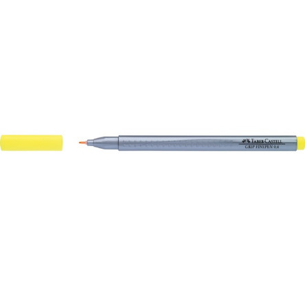 Faber Castell Μαρκαδοράκι γραφής Grip Finepen 0.4 (Σκούρο Κίτρινο)