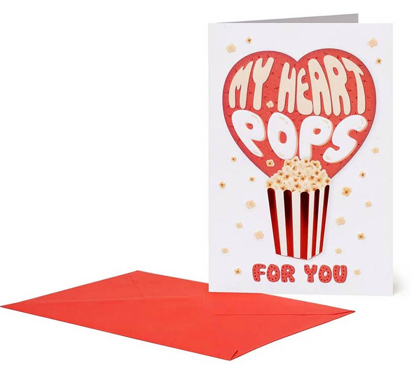 Legami Milano Ευχετήρια Κάρτα (Greeting Cards) ''Popcorn - My Heart Pops For You''