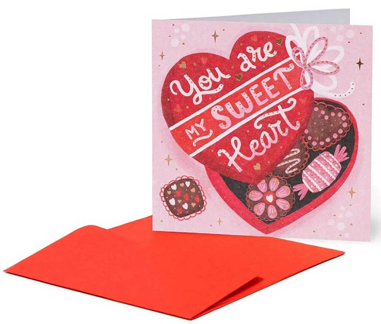 Legami Milano Ευχετήρια Κάρτα Mini (Greeting Cards) ''Chocolate Box - You Are My Sweetheart''