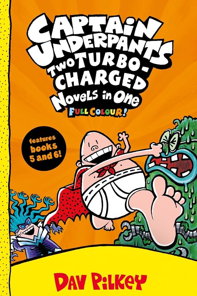 Publisher Scholastic - Captain Underpants:Two Turbo-Charged Novels in One (Full Colour!) - Dav Pilkey