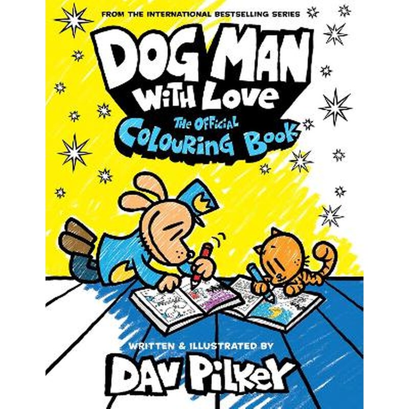 Publisher Scholastic - Dog Man With Love (The Official Colouring Book) - Dav Pilkey