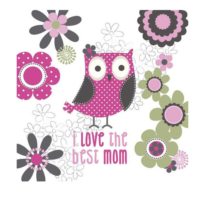 Twelve Seasons Ευχετήρια Κάρτα (Greeting Cards) ''I Love the best mom - Happy Cards''