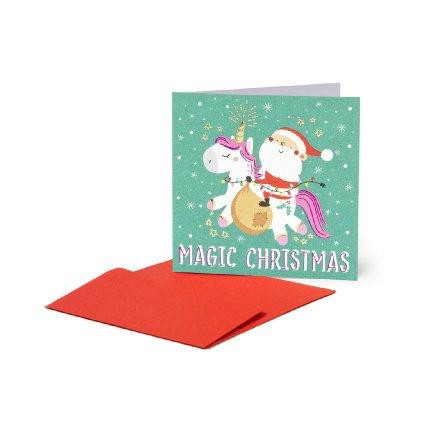 Legami Milano Ευχετήρια Κάρτα Mini (Greeting Cards) ''Christmas Unicorn''