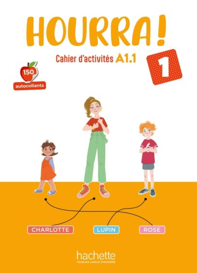 Publisher Hachette - Hourra! 1 (A1.1) - Cahier d'activites (Βιβλίο Ασκήσεων)