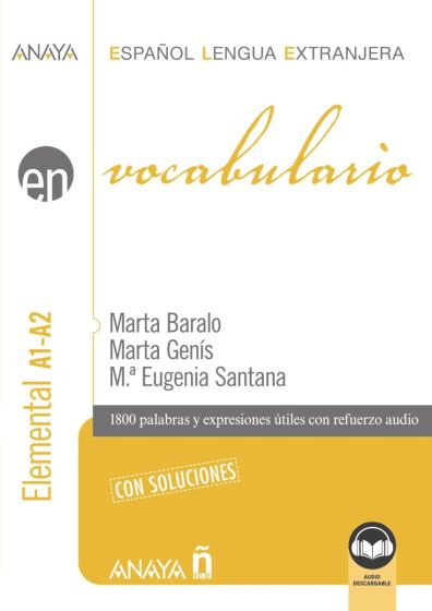 Publisher Anaya - En Vocabulario: Elemental A1-A2 & Soluciones (Nueva Edicion)