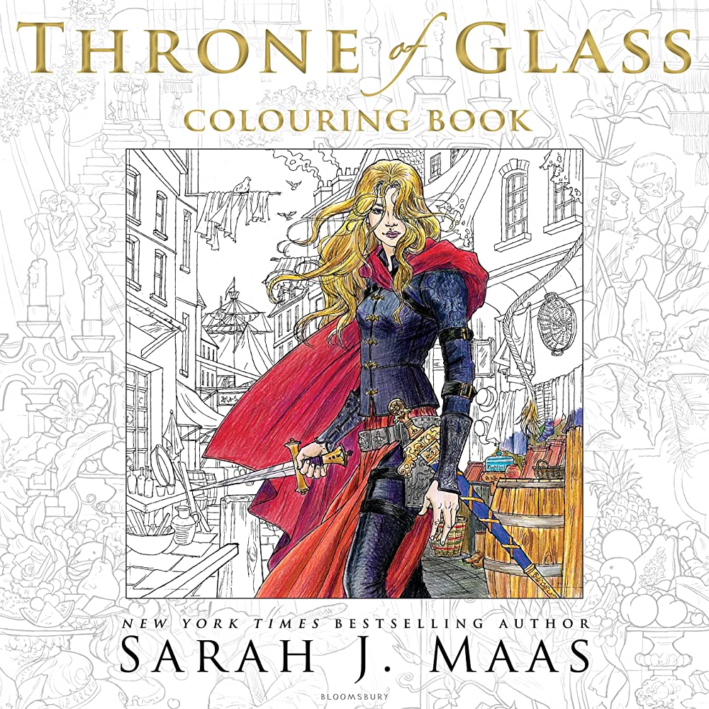 Publisher Bloomsbury - Throne of Glass Colouring Book - Sarah J. Maas