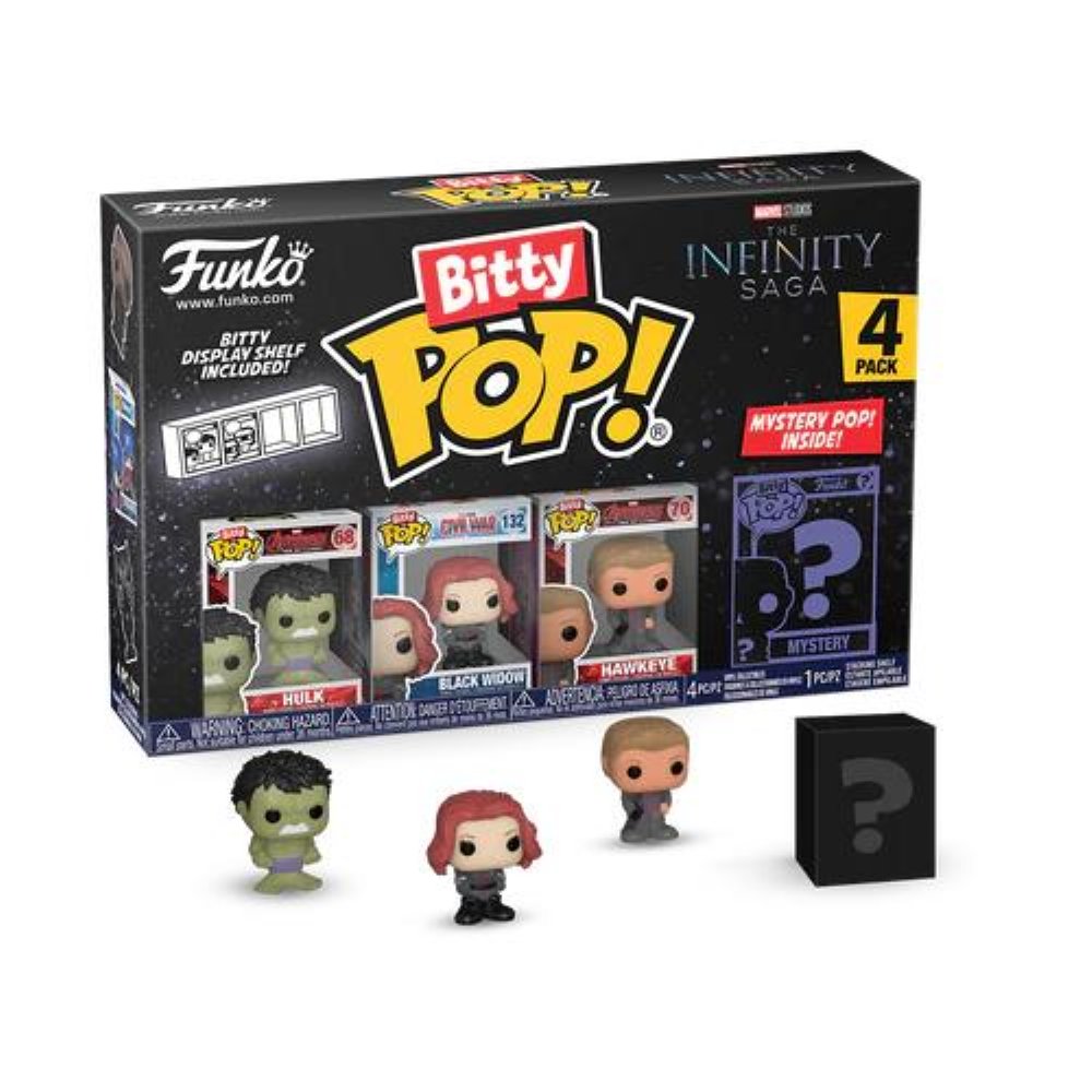 Funko Bitty Pop!:Marvel - Chase(4-Pack)