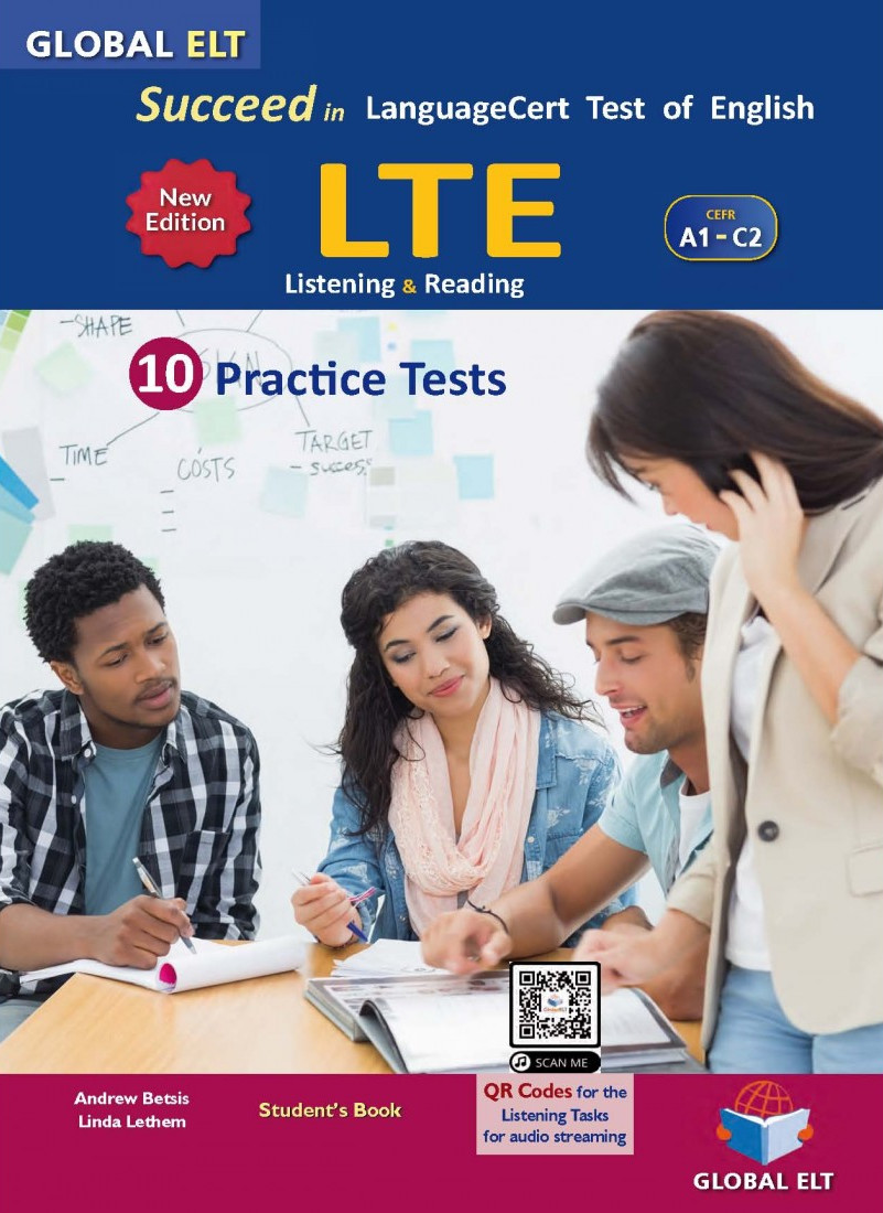 Publisher Betsis - Succeed in LTE LanguageCert Test of English - CEFR A1-C2 (10 Practice Tests) New Combined Edition - Student's Book(Μαθητή)