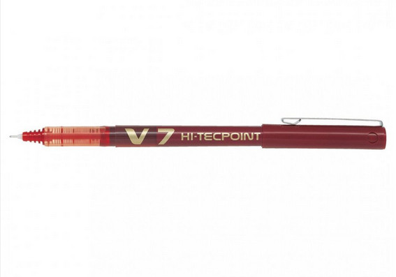 Pilot Στυλό Υγρής Μελάνης HI-Techpoint V5 0.5mm Κόκκινο