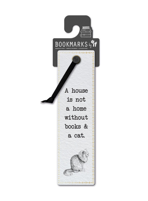 Σελιδοδείκτες If Literary-Books & a cat (15506)