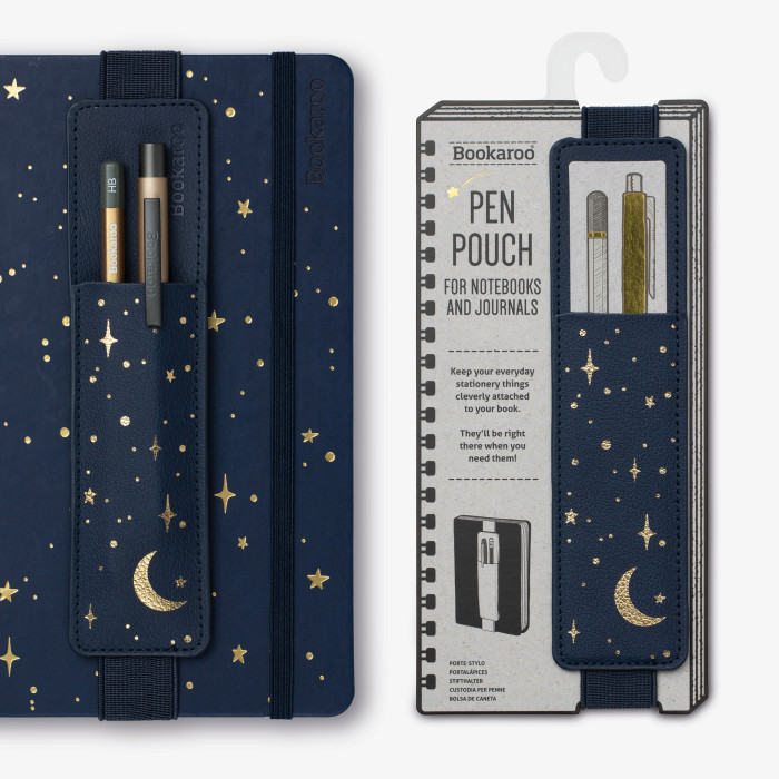 Στήριγμα Στυλό Βιβλίου ''If Bookaroo Pouch'' Moon & Stars (48405)