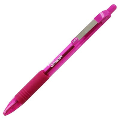 Zebra Στυλό  Z-Grip Smooth (Ροζ μελάνι με κουμπί)