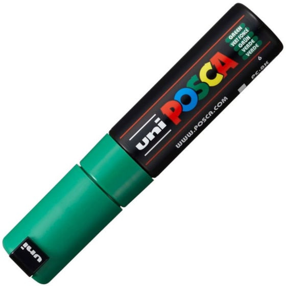 Uni Posca(Uni-Ball) Μαρκαδόρος PC-8K 8mm (Σκούρο Πράσινο)