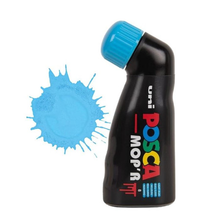 Uni Posca(Uni-Ball) Μαρκαδόρος Mop'r PCM-22 (Γαλάζιο) 3-19mm