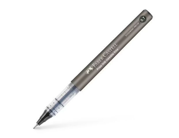 Faber Castell Στυλό Free Ink Roller βελόνα 0.7mm (Μαύρο)