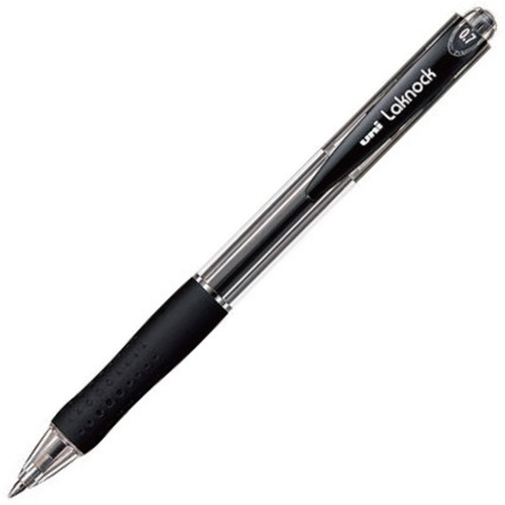 Uni-Ball Στυλό Διαρκείας Uni Laknock Ballpoint 0.7mm (Μαύρο)