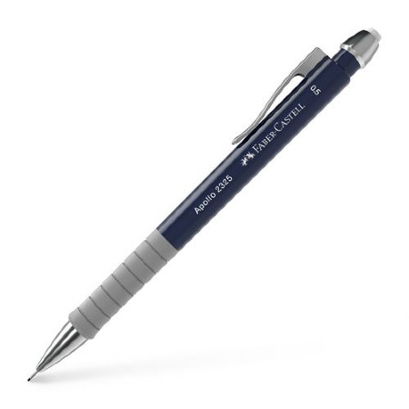 Faber Castel Μηχανικό Μολύβι Apollo 0.5mm με Γόμα Μπλε (Dark Blue)