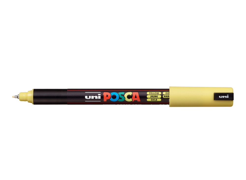 Posca(Uni-Ball) Μαρκαδόρος PC-1MR Ultra Fine 0.7mm (Κίτρινο)