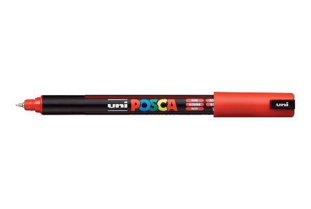 Posca(Uni-Ball) Μαρκαδόρος PC-1MR Ultra Fine 0.7mm (Κόκκινο)