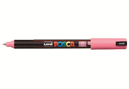 Posca(Uni-Ball) Μαρκαδόρος PC-1MR Ultra Fine 0.7mm (Ροζ)