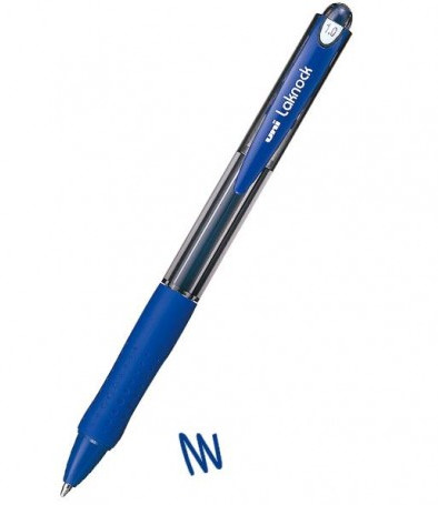 Uni-Ball Στυλό Διαρκείας Laknock Ballpoint 1.0mm (Μπλε) SN-100