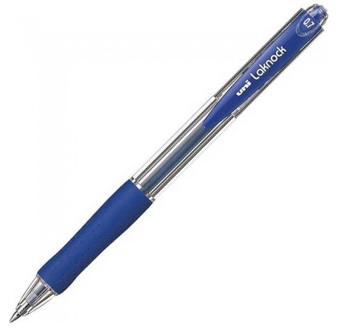 Uni-Ball Στυλό Διαρκείας Uni Laknock Ballpoint 0.7mm (Μπλε)