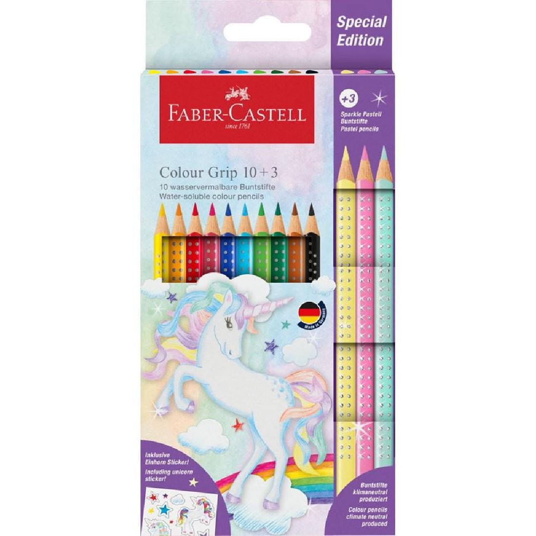 Faber Castell Ξυλομπογιές Μονόκερος σετ των 13τμχ