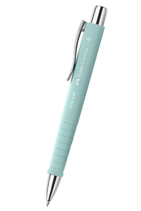 Faber Castell Στυλό Poly Ball XB με Μπλε Μελάνι (Caribic Σιελ)