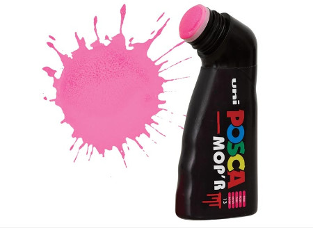 Uni Posca(Uni-Ball) Μαρκαδόρος Mop'r PCM-22 (Ροζ) 3-19mm​